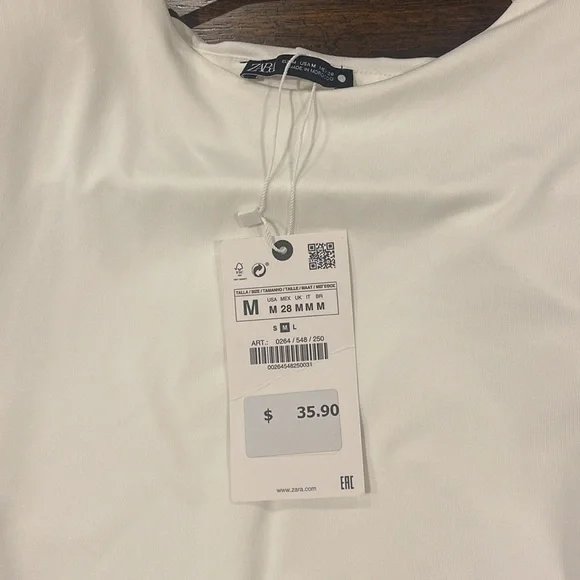 White Zara bodysuit - Picture 3 of 3